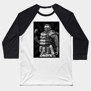 Caustic black Baseball T-Shirt